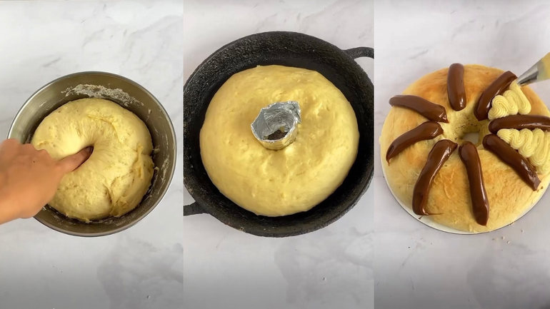 Rosca de Pascua esponjosa: la receta fácil y con pocos ingredientes