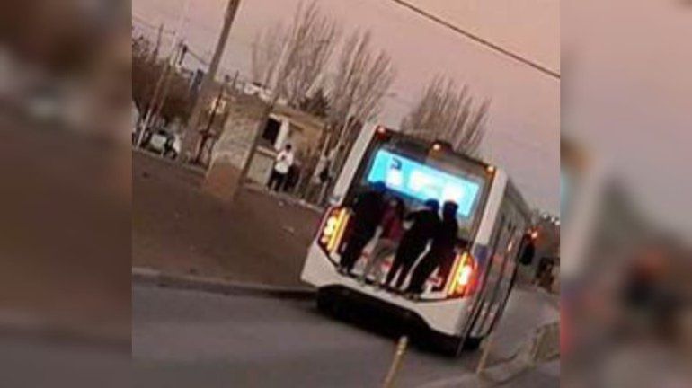 Los chicos colgados al COLE en la madrugada en el Oeste neuquino