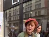 Andy Kusnetzoff y un incómodo momento con Susan Sarandon.