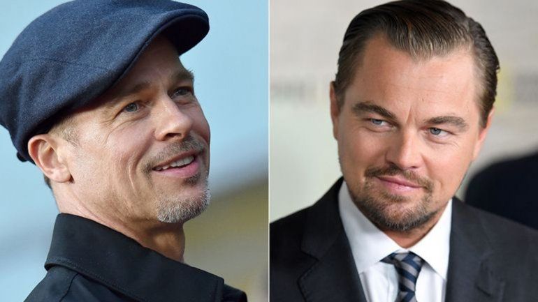 ¡Hay foto! Leo DiCaprio y Brad Pitt, juntos por primera vez en una película