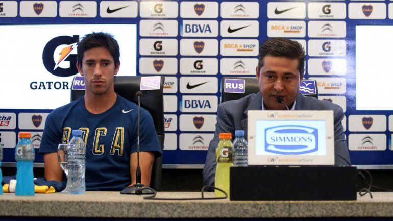 Angelici y Pablo Pérez limaron asperezas y ahora está todo bien.&nbsp; 
