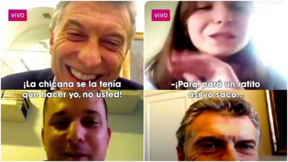 macri hace videollamadas, pero seguira timbreando