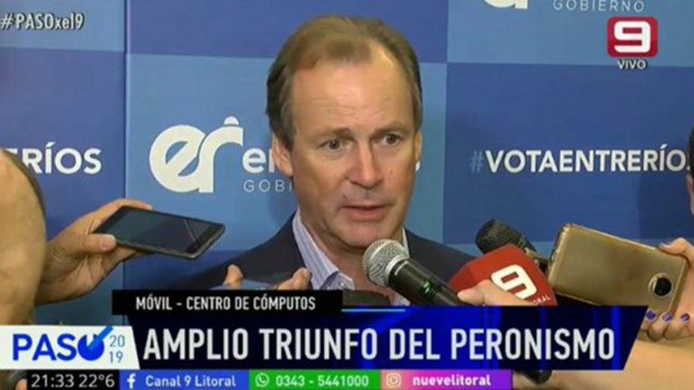El peronista Bordet se imponía por amplia diferencia sobre Cambiemos