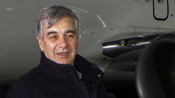 El presidente de Aerolíneas, Mario DellAcqua, estuvo en Neuquén.