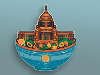 Una ensalada de Carnaval, con el Congreso como principal ingrediente / Ilustración generada con IA Una ensalada de Carnaval, con el Congreso como principal ingrediente / Ilustración generada con IA