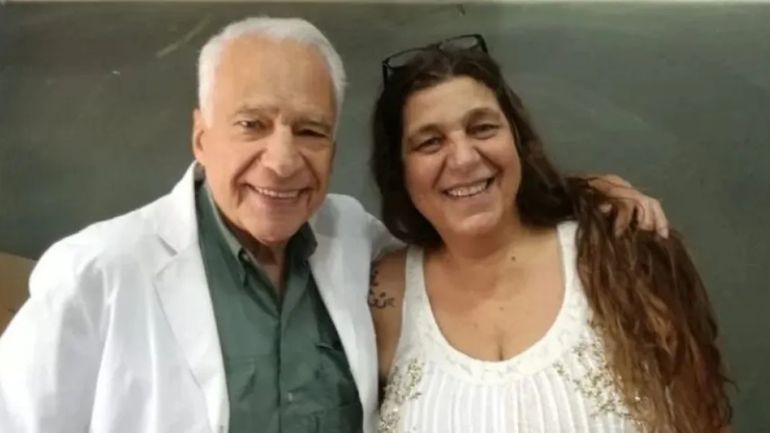 Alberto Cormillot y su hija Alberto Cormillot y su hija