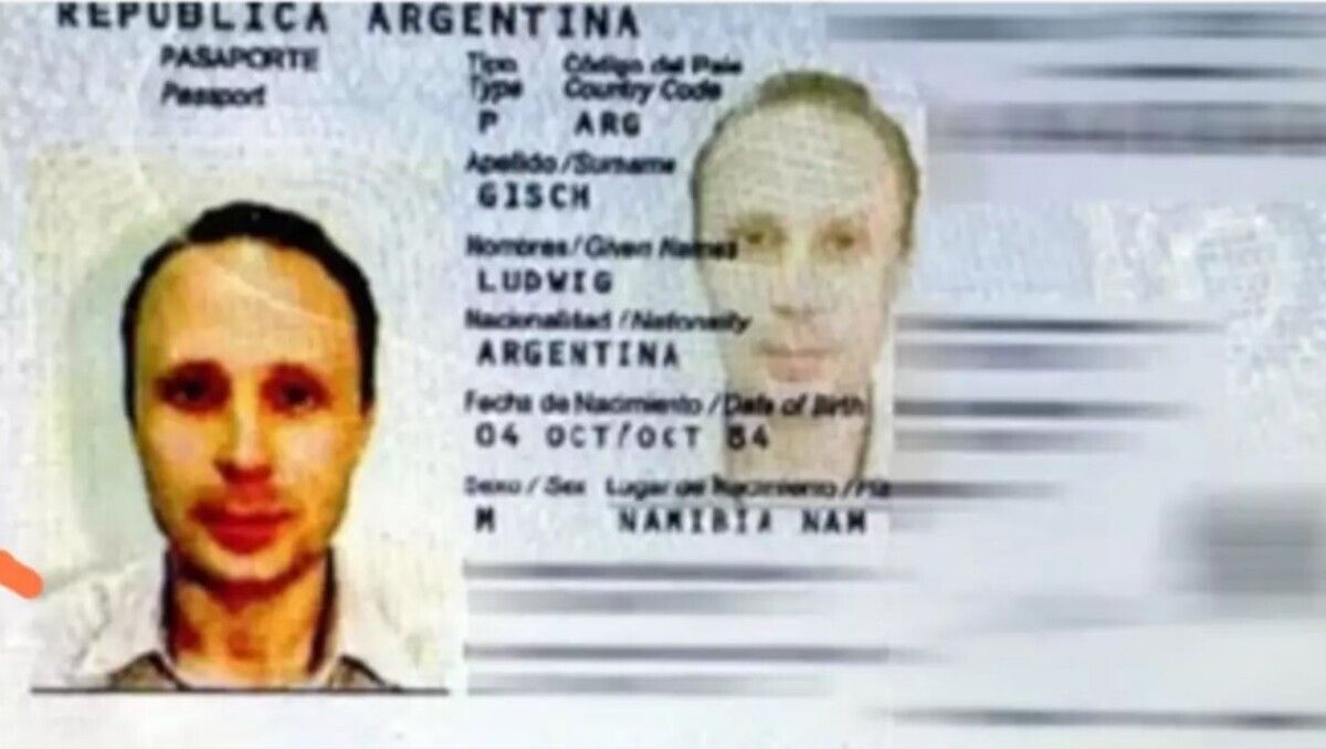El documento falso que presuntamente le hicieron en Viedma al espía ruso Artem Dultsev.