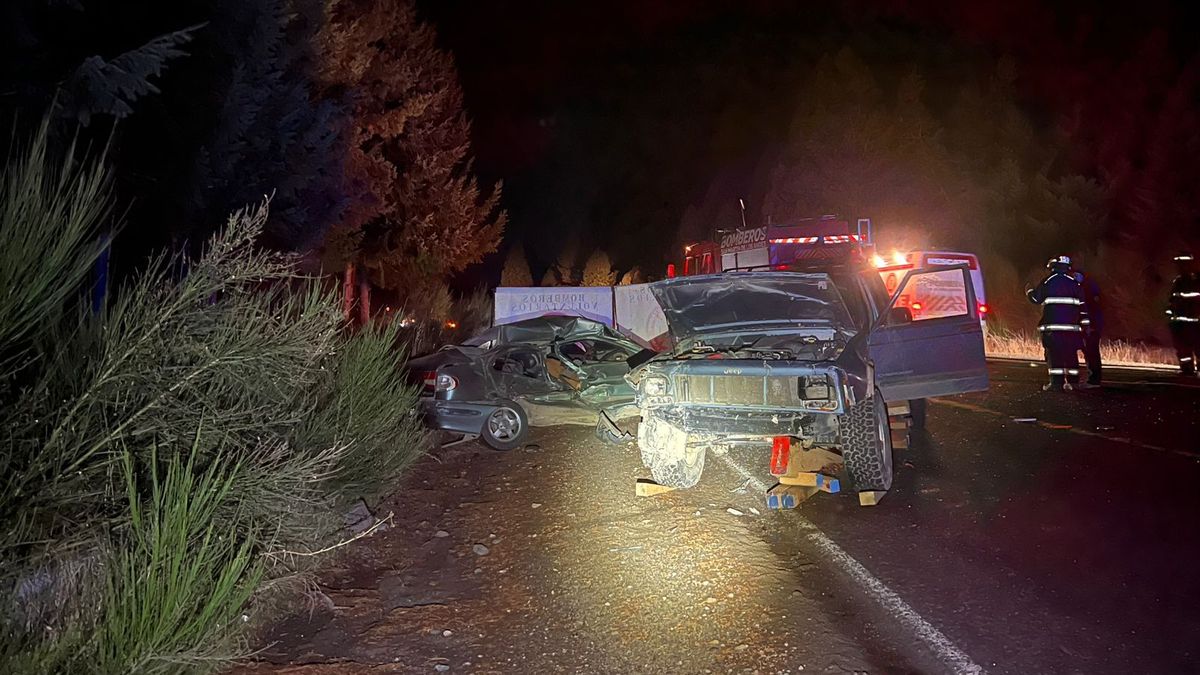 Un hombre murió en un fuerte choque en Ruta 40, en San Martín de los Andes