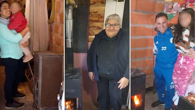 Vecinos, técnicos y voluntarios colaboran en la instalación de cada estufa.