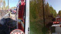 cuatro incendios simultaneos en plottier: que paso