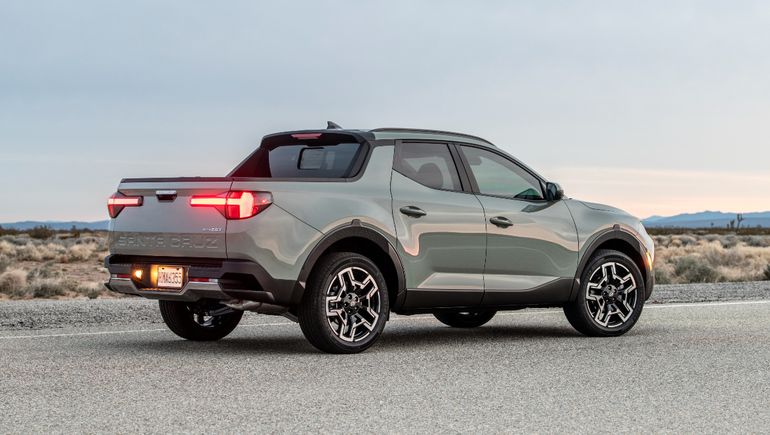 La Hyundai Santa Cruz se vende en Norteamérica y podría ser musa inspiradora de una de las nuevas pickups que desarrollarán para nuestra región. Foto: Hyundai. 
