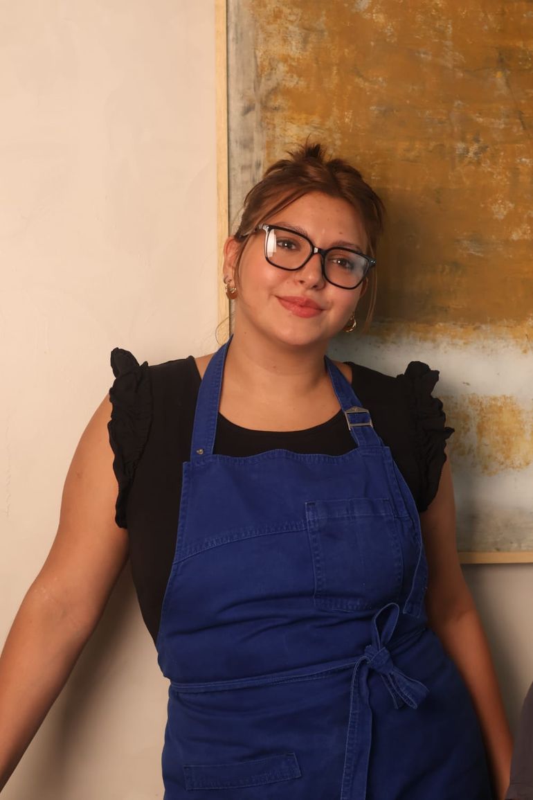 Rocío Giacobone, gran cocinera y pastelera de Sureña. Rocío Giacobone, gran cocinera y pastelera de Sureña.