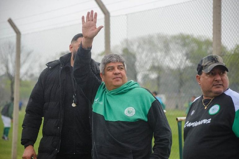 Pablo Moyano es el presidente de Deportivo Camioneros. 