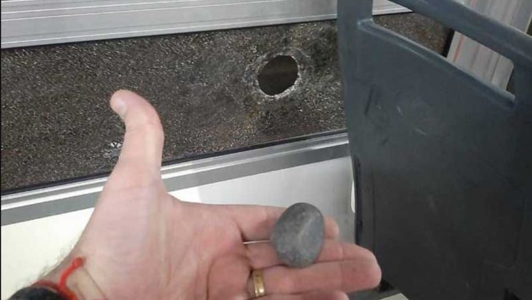 Los últimos dos ataques a colectivos de Trelew se dieron el último domingo y el miércoles a la noche