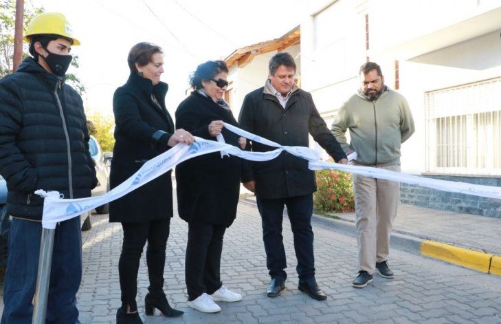 Gaido inauguró las obras de renovación del Pasaje Guzmán