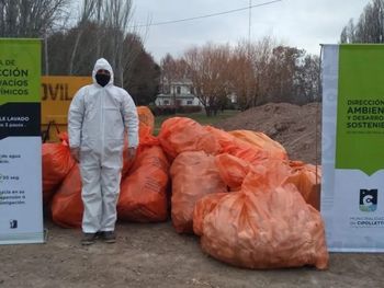Cifras en alza: Según Campo Limpio, la recuperación de envases en Río Negro creció un 1% en 2025, alcanzando los 29.161 kilos totales. Foto: gentileza Campo Limpio. Cifras en alza: Según Campo Limpio, la recuperación de envases en Río Negro creció un 1% en 2025, alcanzando los 29.161 kilos totales. Foto: gentileza Campo Limpio.