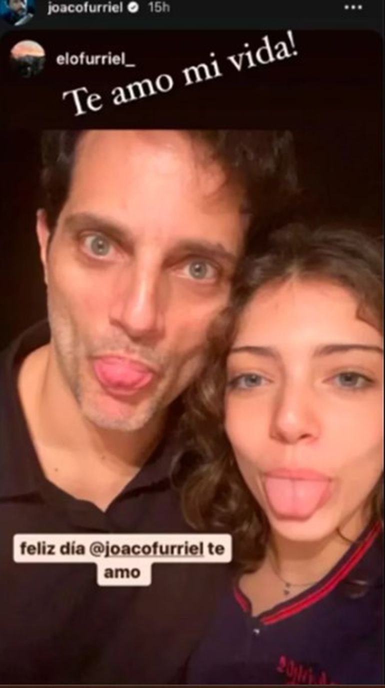 El parecido de Eloísa con Joaquín Furriel es notable. El parecido de Eloísa con Joaquín Furriel es notable.