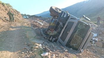 El vuelco del motorhome de los turistas belgas en el norte neuquino