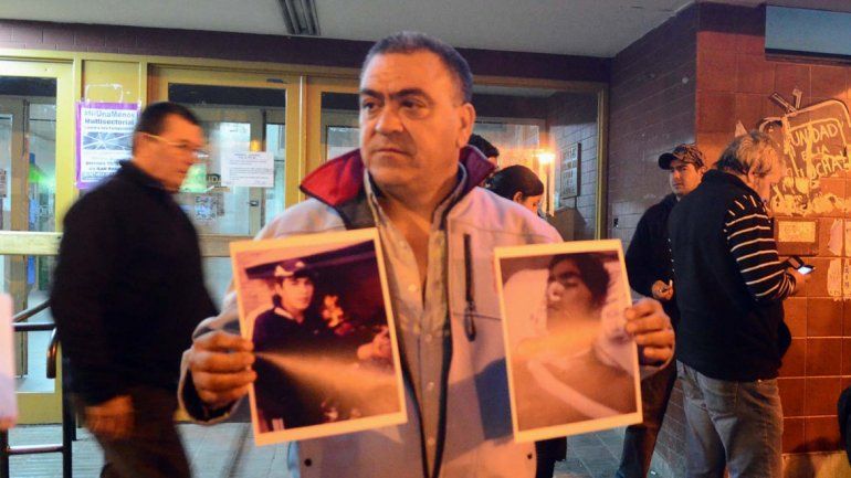 El papá de la víctima