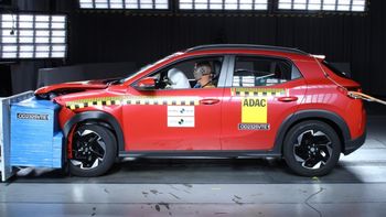 El crash test con el Volkswagen Tera, el nuevo modelo de la marca alemana que recibió 5 estrellas. El crash test con el Volkswagen Tera, el nuevo modelo de la marca alemana que recibió 5 estrellas.