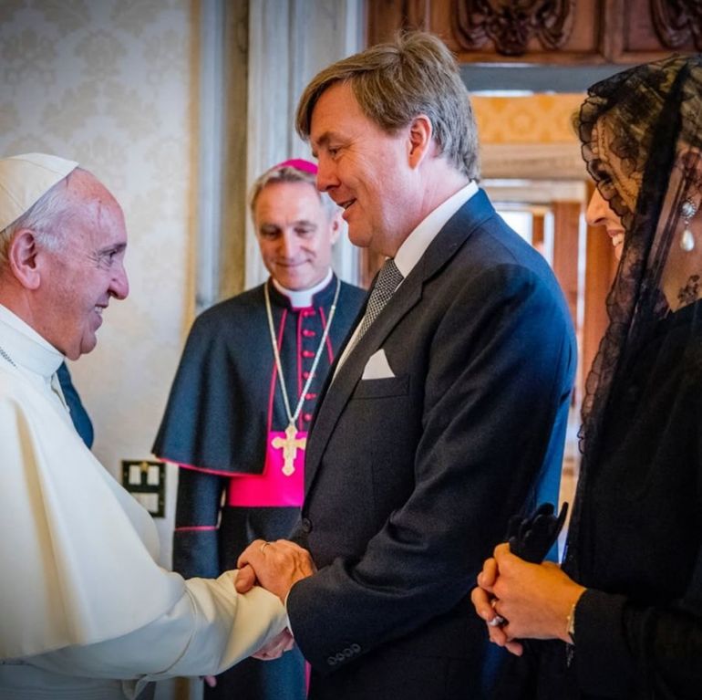 La visita de Máxima Zorreguieta al Papa Francisco La visita de Máxima Zorreguieta al Papa Francisco