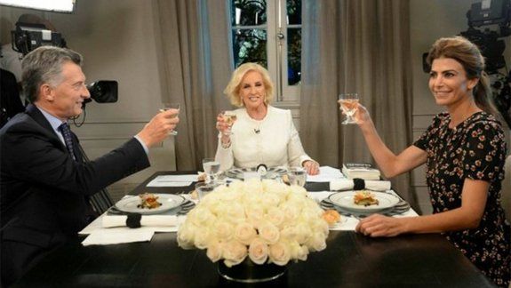 Mirtha volvió a la tele y cenó con Macri y Awada en Olivos