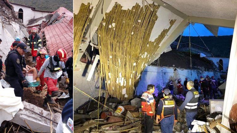 Una avalancha en una boda causó 15 muertos en Perú