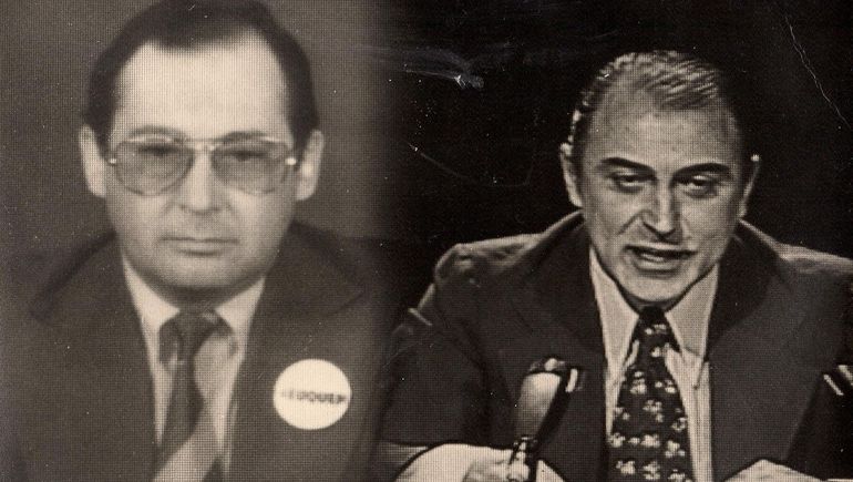 Osvaldo y Cacho Fontana. De ese programa nació la frase Neuquén es compromiso.