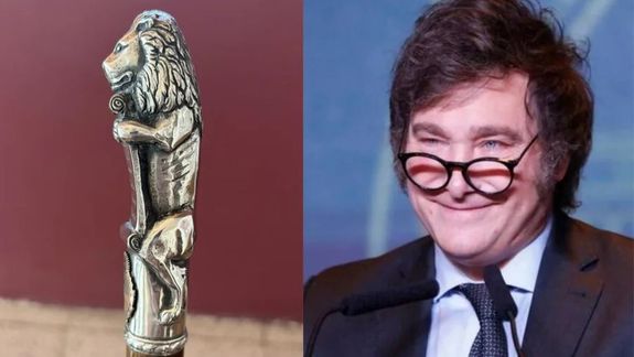 ¿Javier Milei tendrá un bastón presidencial tuneado?