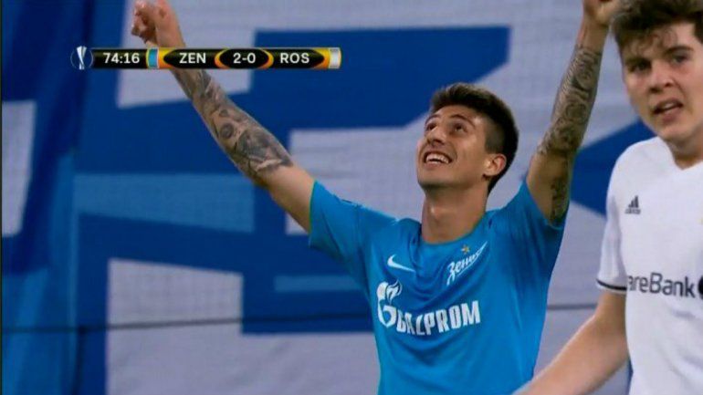 Sello argentino para la victoria del Zenit ruso en la Liga europea