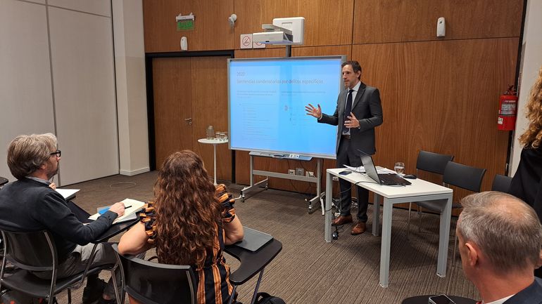 Alberto Nanzer, subsecretario de Política Criminal del ministerio de Justicia de la Nación, estuvo a cargo de una de las charlas. Alberto Nanzer, subsecretario de Política Criminal del ministerio de Justicia de la Nación, estuvo a cargo de una de las charlas.