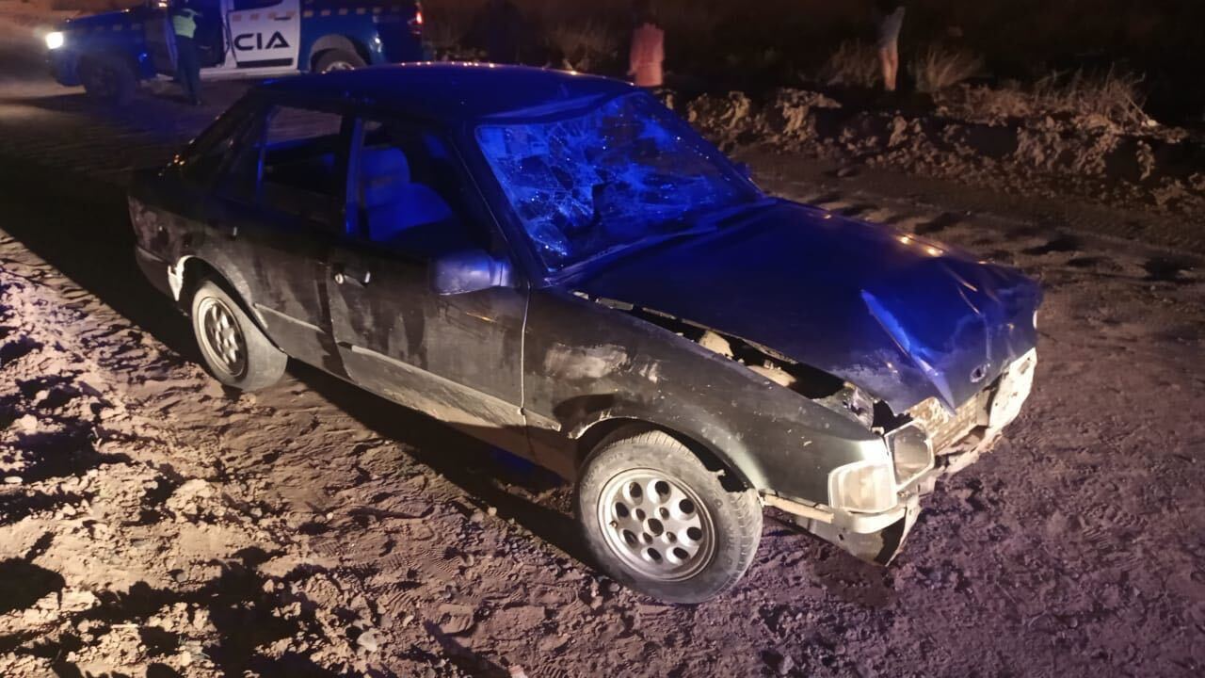 Después del choque el auto fue secuestrado por falta de documentación