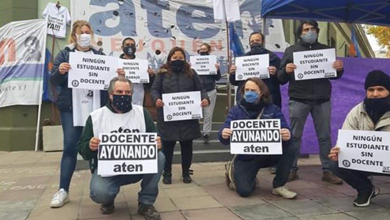 ATEN inició el paro virtual con ayuno en Casa de Gobierno