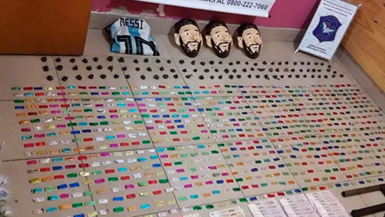 Otro golpe a banda narco que usaba la cara de Messi