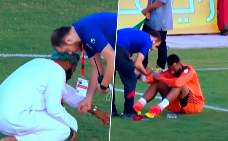 Imágenes sensibles: muere un jugador en pleno calentamiento