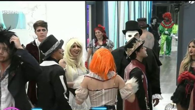 Los integrantes de Gran Hermano tuvieron fiesta de Halloween.&nbsp;