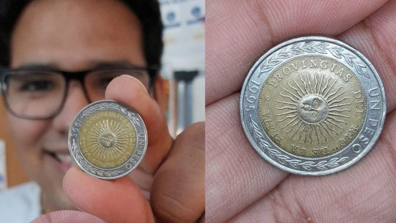 El neuquino que encontró la moneda de 15 mil pesos