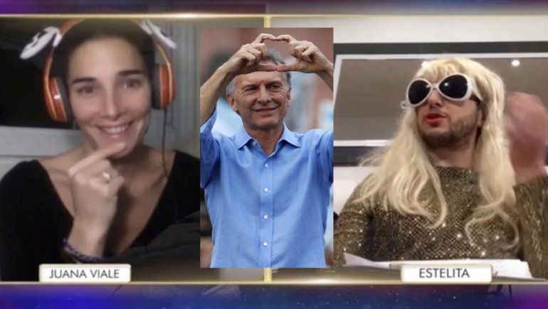 Juana Viale bancó a Macri