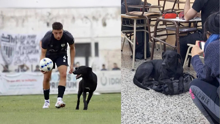 El dueño de la pelota. El Negrito era un habitué de La Visera y de la Facu. Maestro.
