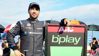 Julián Santero, el poleman en Viedma. Julián Santero, el poleman en Viedma.