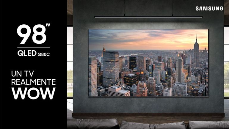 Se lanza la preventa del nuevo televisor Samsung de 98 pulgadas. Se lanza la preventa del nuevo televisor Samsung de 98 pulgadas.