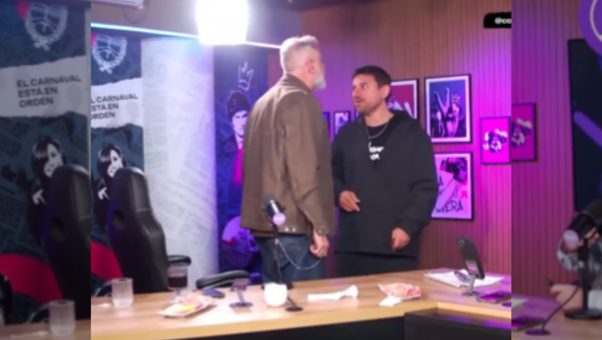 El dirigente fue al canal de streaming y se generó un gran conflicto con los conductores.