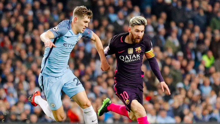La Pulga Messi en acción ante el City. ¿Jugará allí?