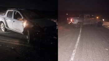 El conductor de la Renault Oroch impactó contra una Toyota Hilux en la que viajaba una familia de Tricao Malal. El conductor de la Renault Oroch impactó contra una Toyota Hilux en la que viajaba una familia de Tricao Malal.