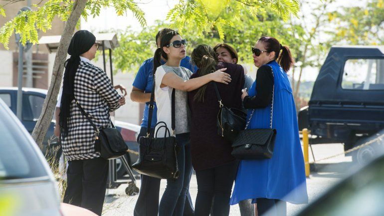 Familiares de víctimas del accidente