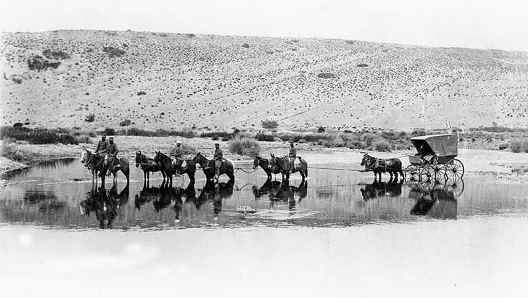 Una postal del viaje de Gabriel Carrasco, en 1902 (Archivo Histórico Municipal)
