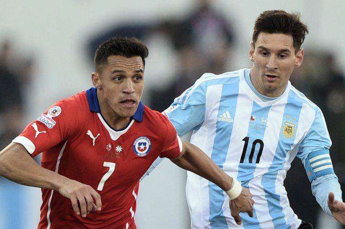 Alexis Sánchez y Leo Messi