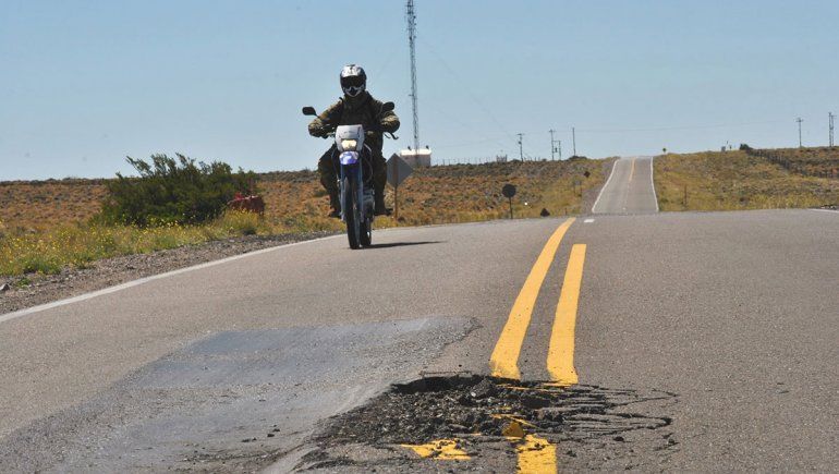 El estado de la ruta 14.