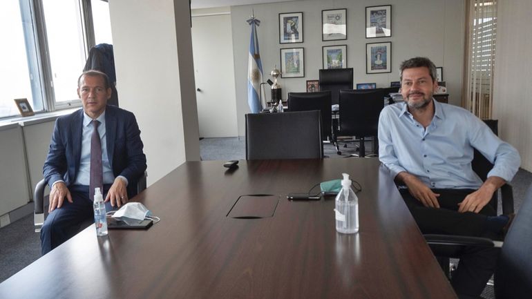 El gobernador Omar Gutiérrez se reunió con el ministro de Turismo, Matías Lammens, este miércoles (13/10/2021).