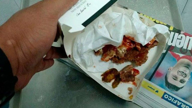 El pedido del sándwich del pollo se había hecho en la cadena de comidas rápidas Chick-fil-A.